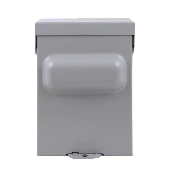 GE 30-Amp 120/240-Volt Fused AC Disconnect Gray TF30RCP