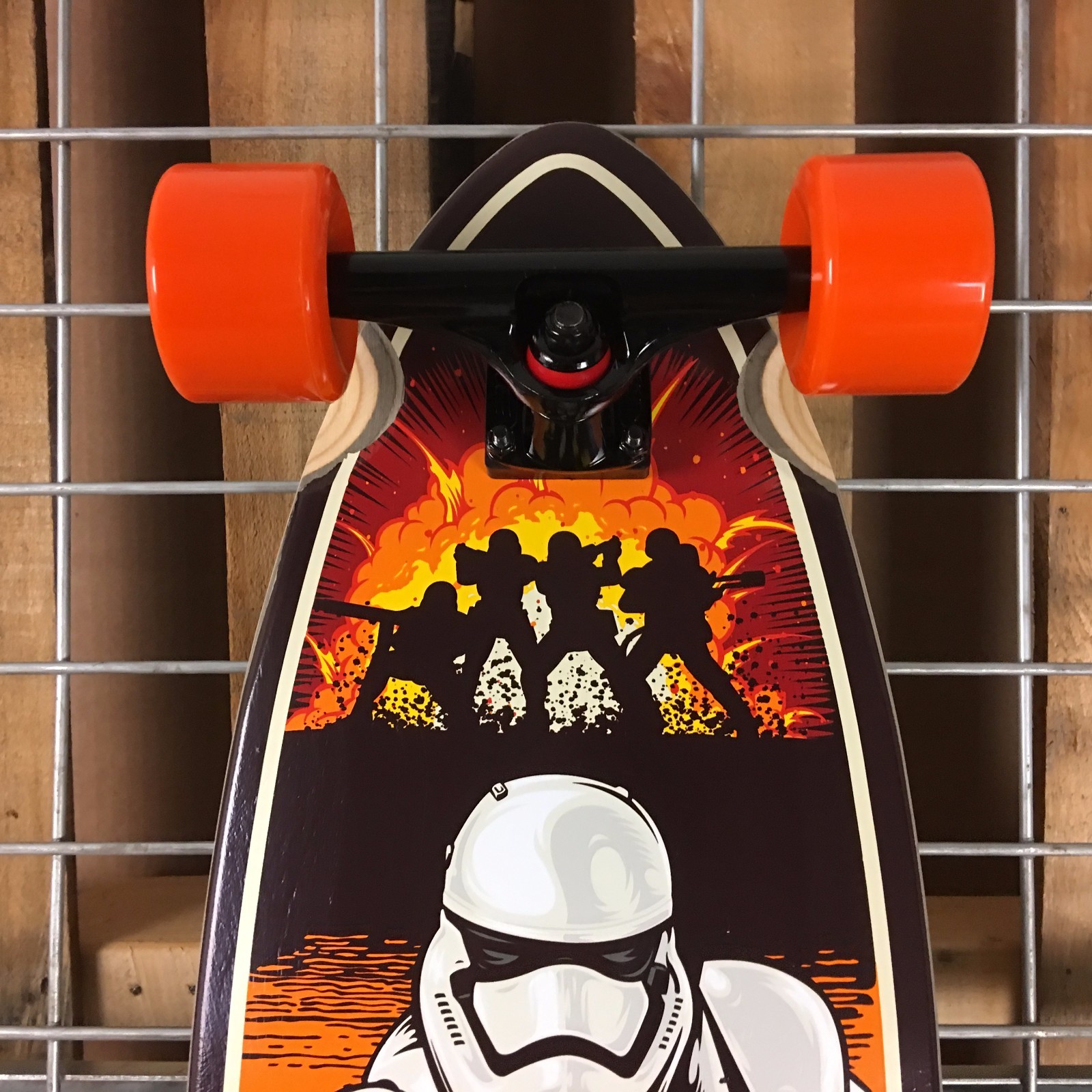 New Santa Cruz Star Wars Stormtrooper Cruzer Complete Skateboard - 36in x 9.3in