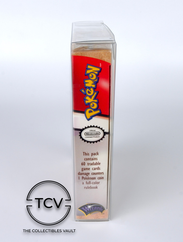 Pokémon Theme Deck Box Protector Case - 0.6mm Thick PET Plastic (1-50 Pack)