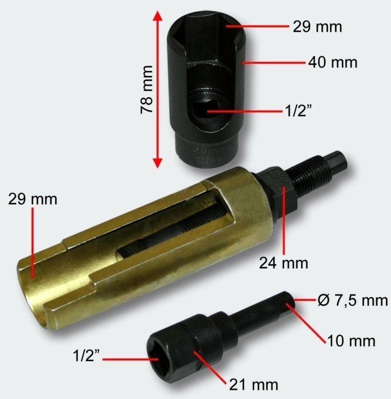 3pc Diesel Injector Puller Extractor Tools Mercedes CDI Sprinter C E Class ML
