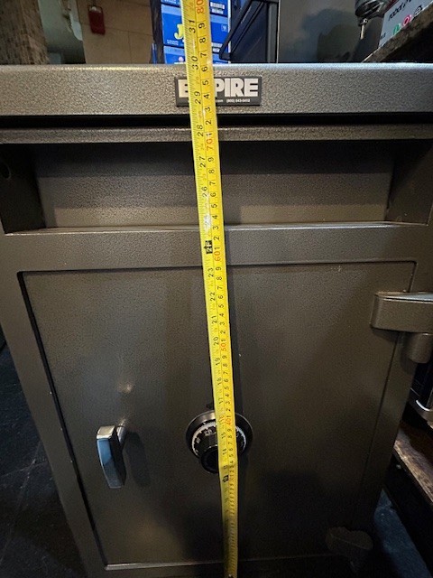 Empire Safe & Vault Mechanical Front Loading Depository Safe with Drop Slot Gray