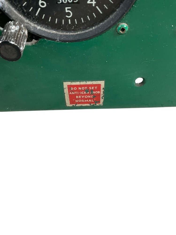 WW2 Canadian RCAF Beach 18 Instrument Panel Complete Original
