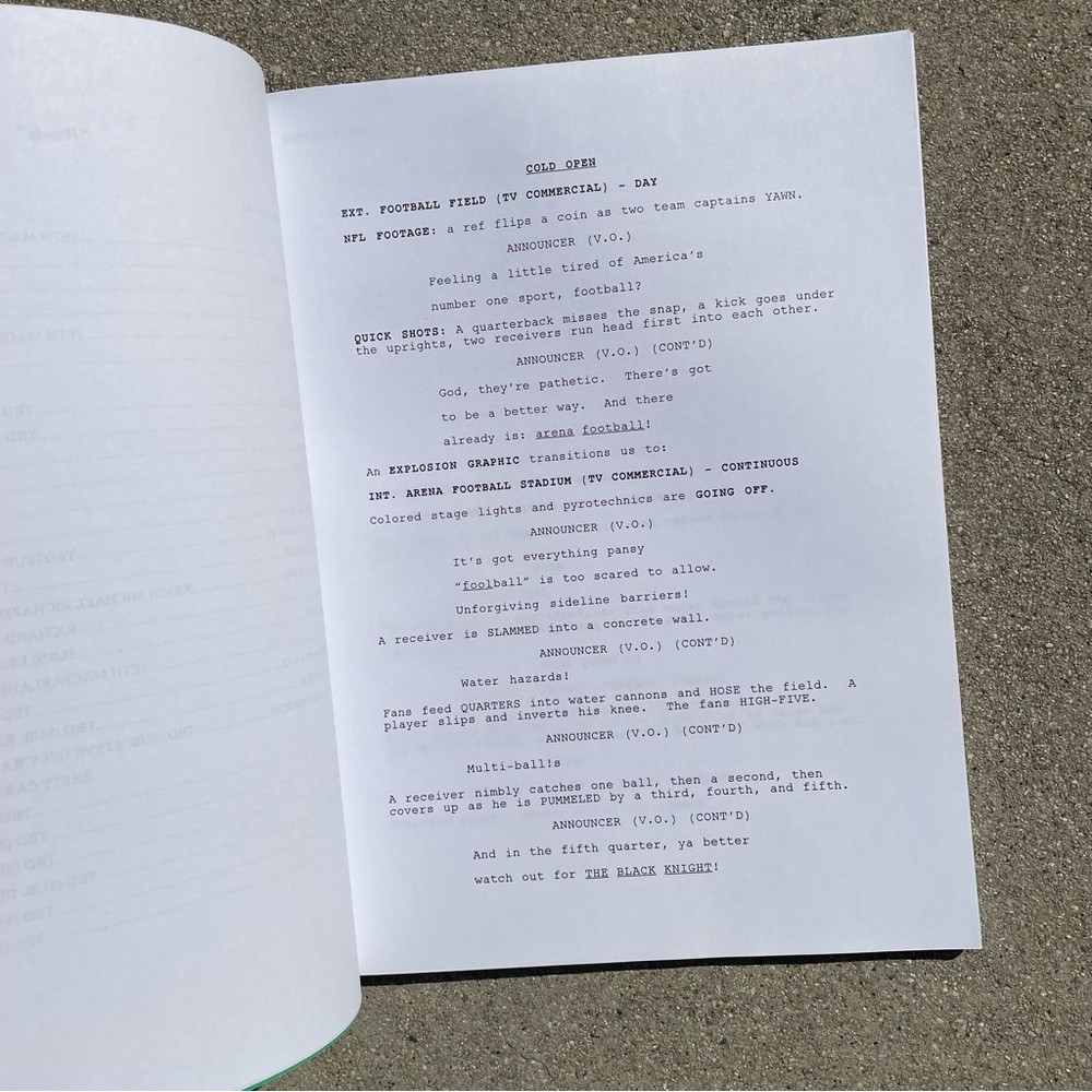 American Dad Scott Grimes Steve Smith 2014 Production Used Table Draft Script