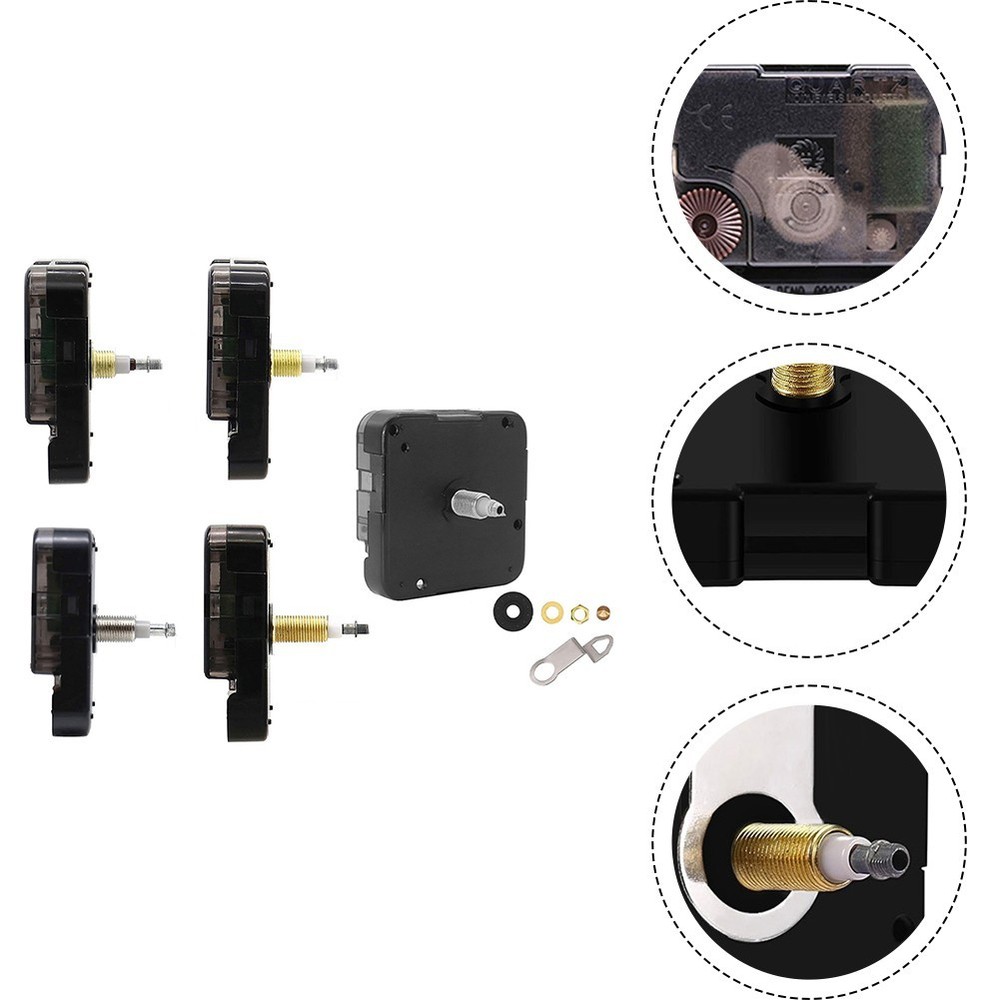 Simplified Installation Process with This Silent Wall Clock Mechanism Set