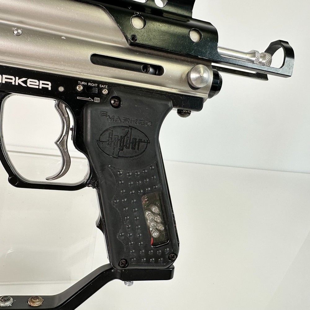 Spyder E-Marker Paintball Marker Gun Silver