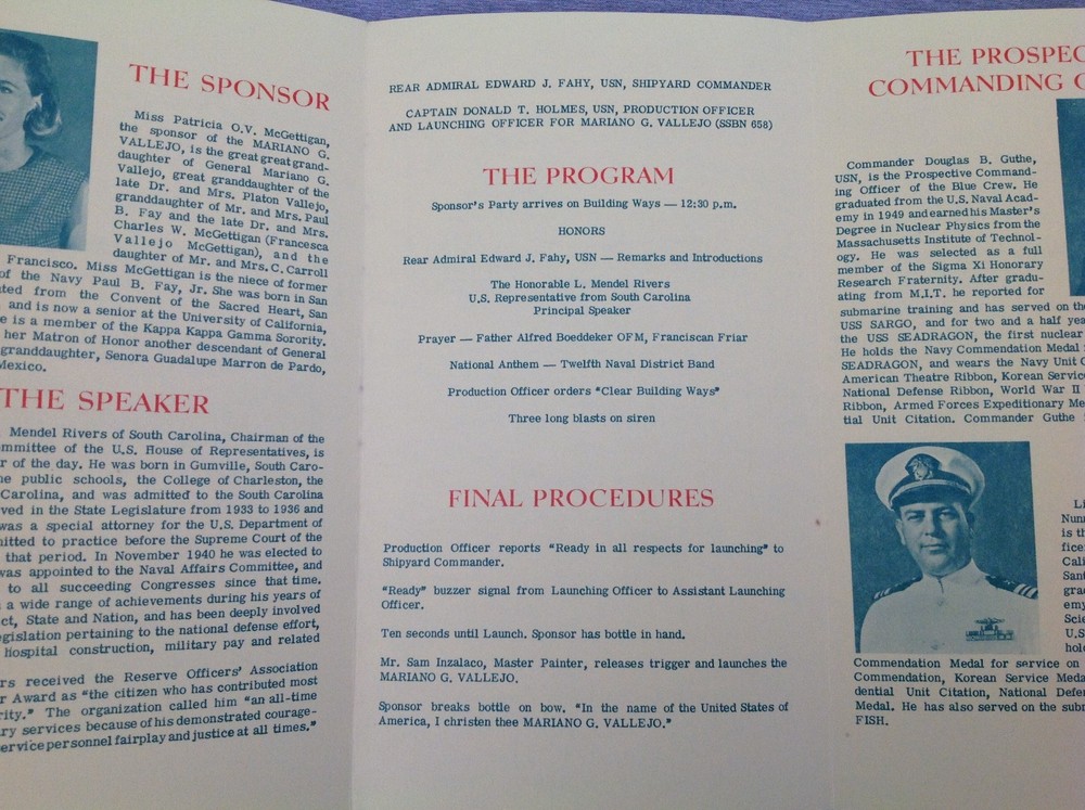 3 1965 Mare Island Navy Yard Programs