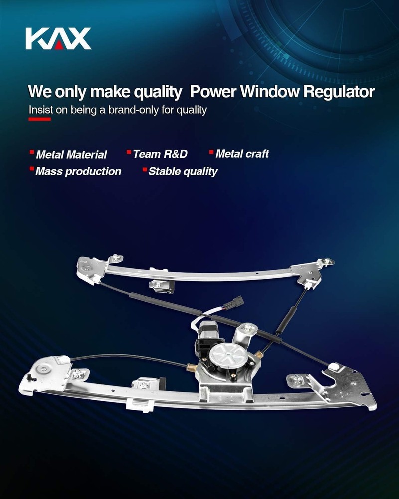 741-762 Power Window Regulator with Motor Assembly Front Left Driver Side