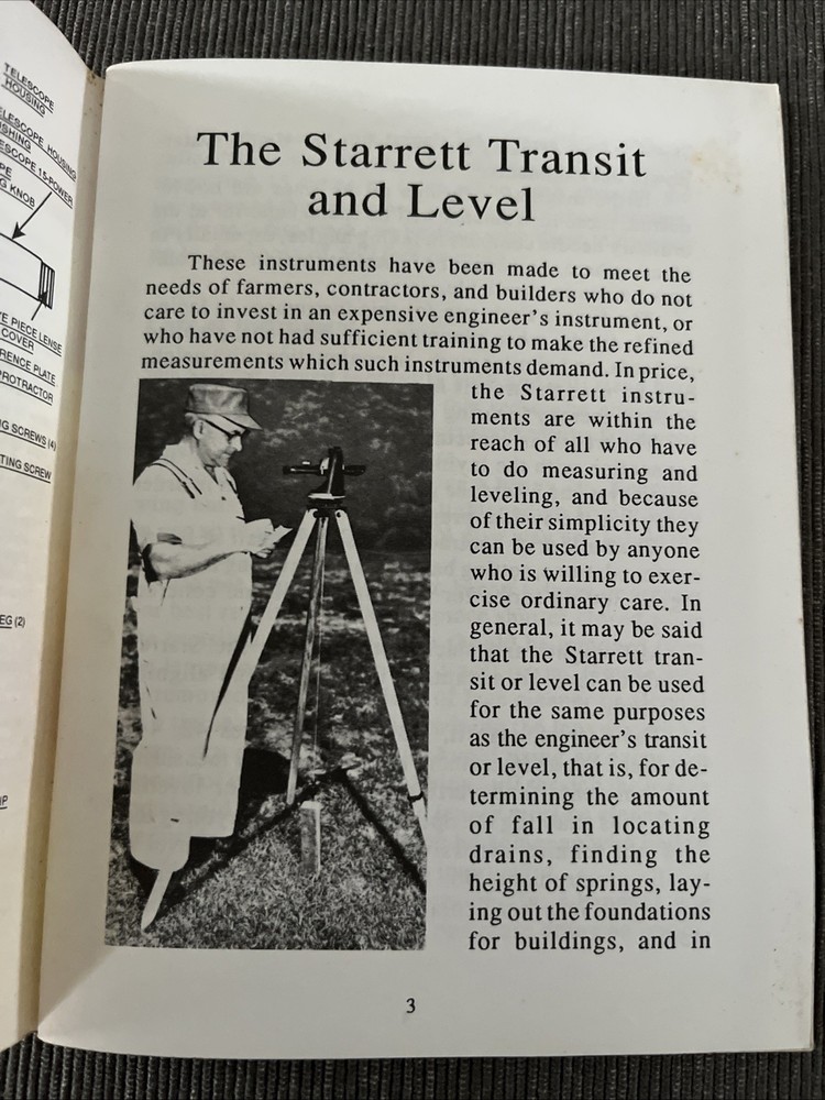 Starrett How To Use The Transit 1992