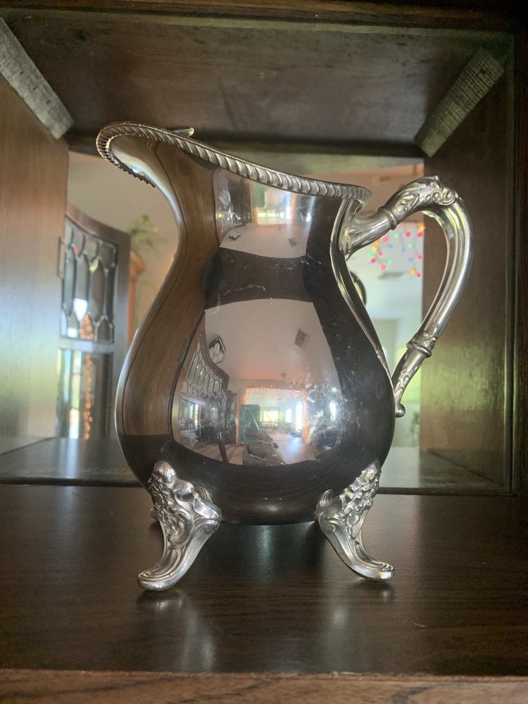 Bristol Silverplate Pitcher w/ Ice Guard