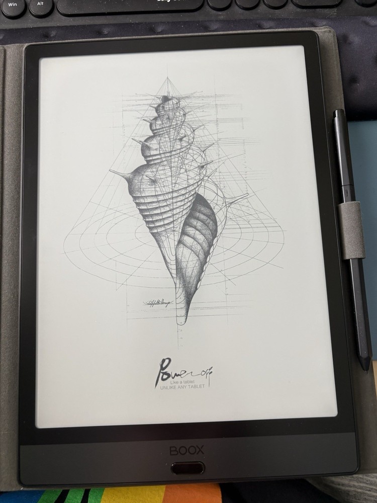 BOOX Note3 Touchscreen eBook Reader Android Wi-Fi USB-C Black bundle