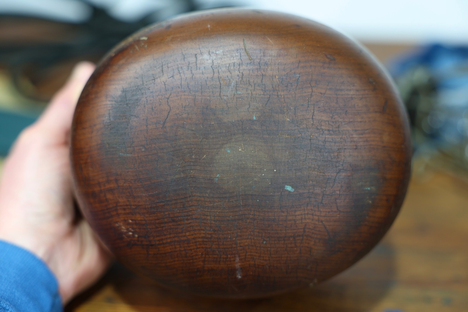 Vintage Stetson Playboy Fedora Millinery Wood Hat Block Mold Form Antique