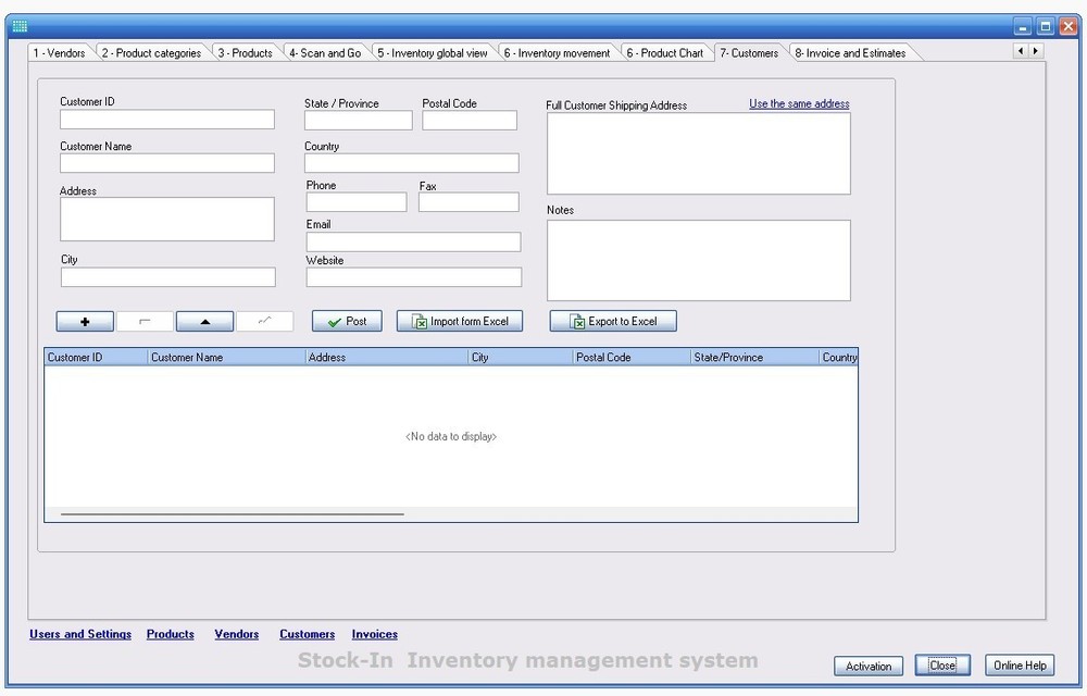 Windows Inventory and Invoice Software | Estimates | Barcode | Excel Import
