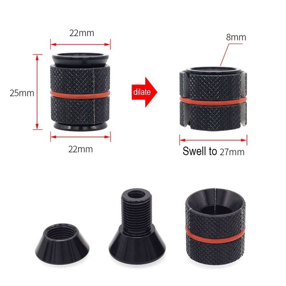 Keep Your Front Forks Secure with this Aluminum Alloy Headset Fork Nut