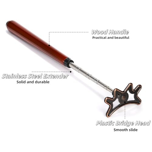 Retractable Pool Bridge Stick, Billiard Bridge Stick with Removable Bridge