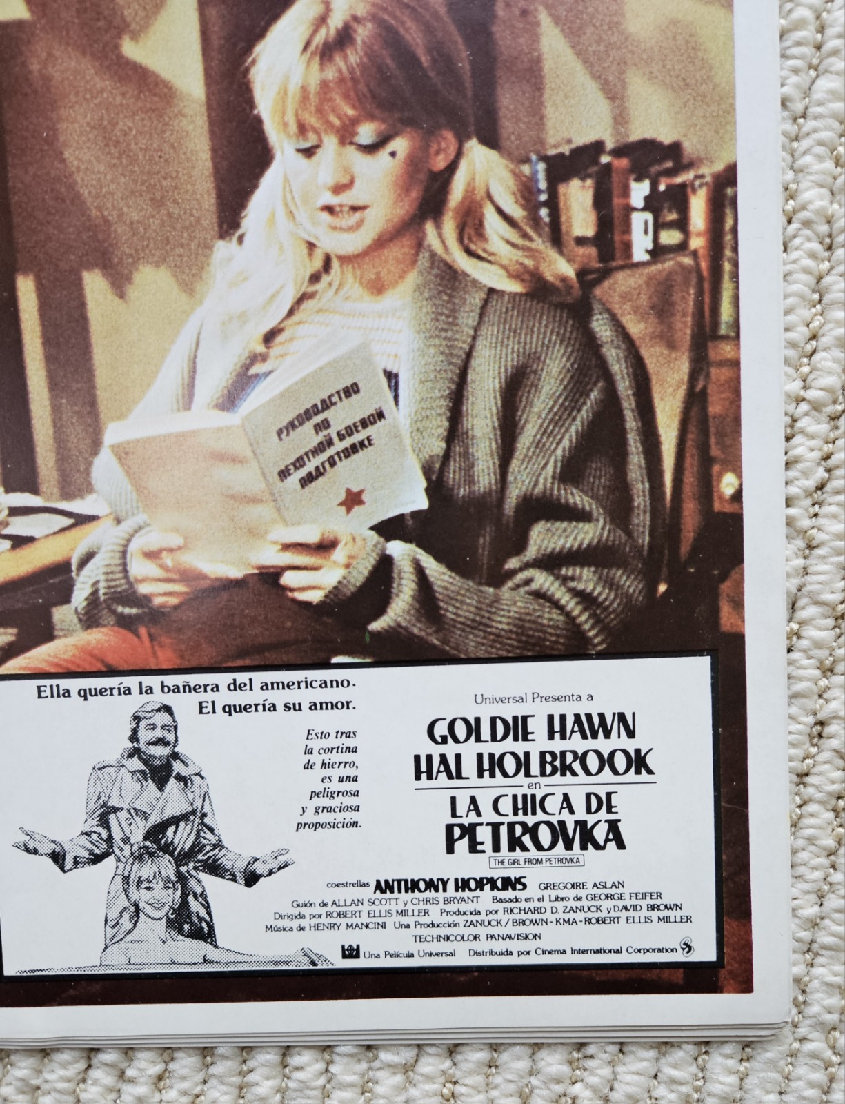 Girl From Petrovka + Midnight Man, 2X original 11x14 lobby sets SPANISH