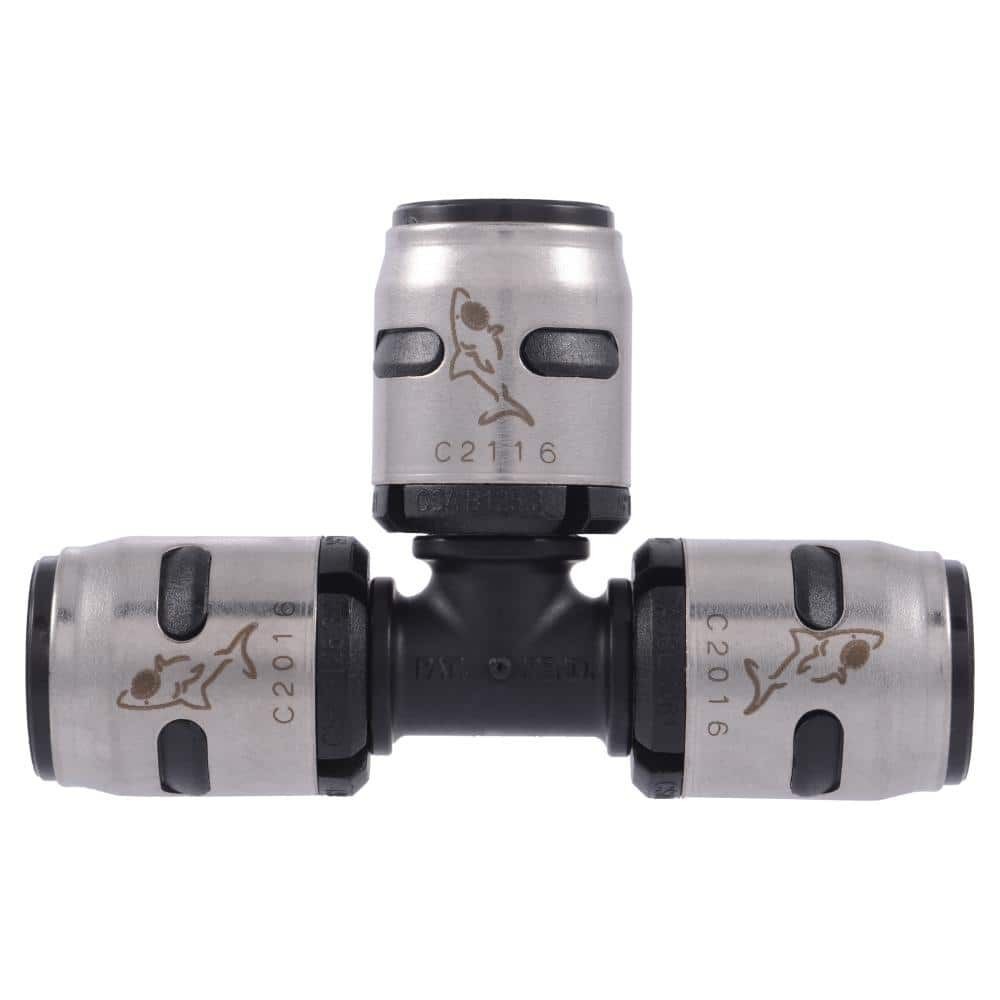 Sharkbite Evopex 1/2In Push T X 1/2In D Push Plastic Tee