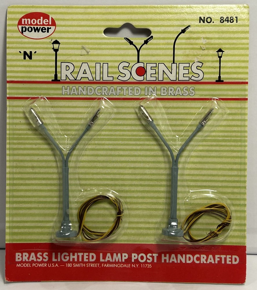 Two Lamp Posts by Model Power (TS 14-8139)
