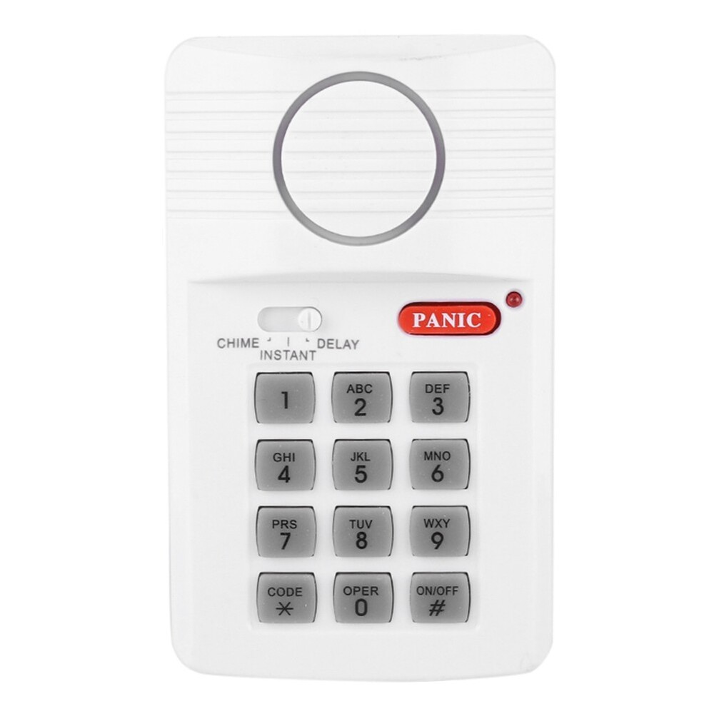 Door Alarm System 3 Settings Security Keypad With Panic Button For Home CSO