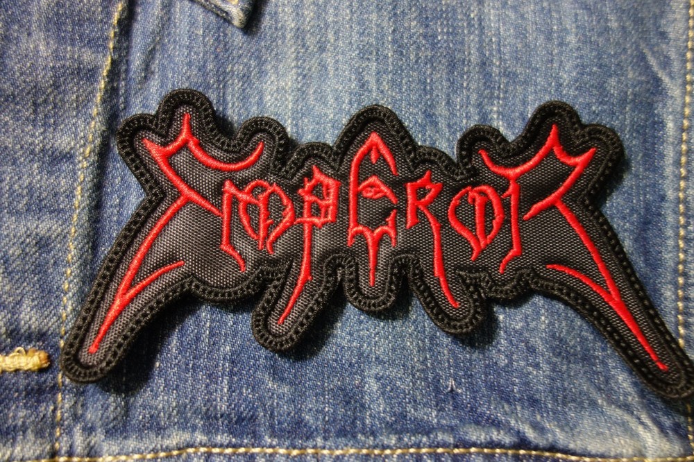 EMPEROR RED SHAPED LOGO EMBROIDERED PATCH