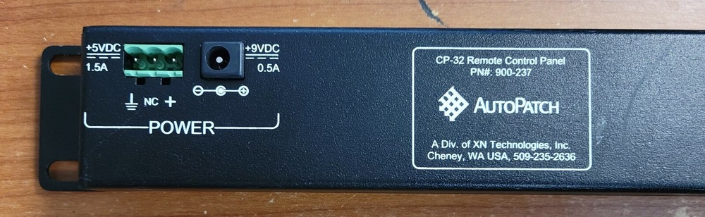 AutoPatch Remote Control Panel CP-32 900-237 32 Button - 1U