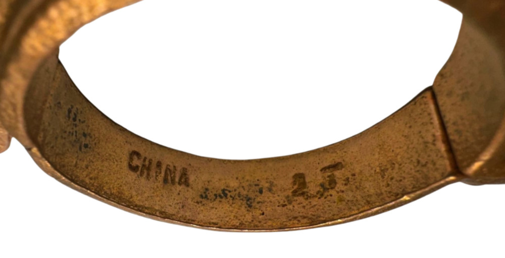 Nvent Caddy 2" Copper Plated Cast Iron Split Ring Hanger, 3/8" Mount Size
