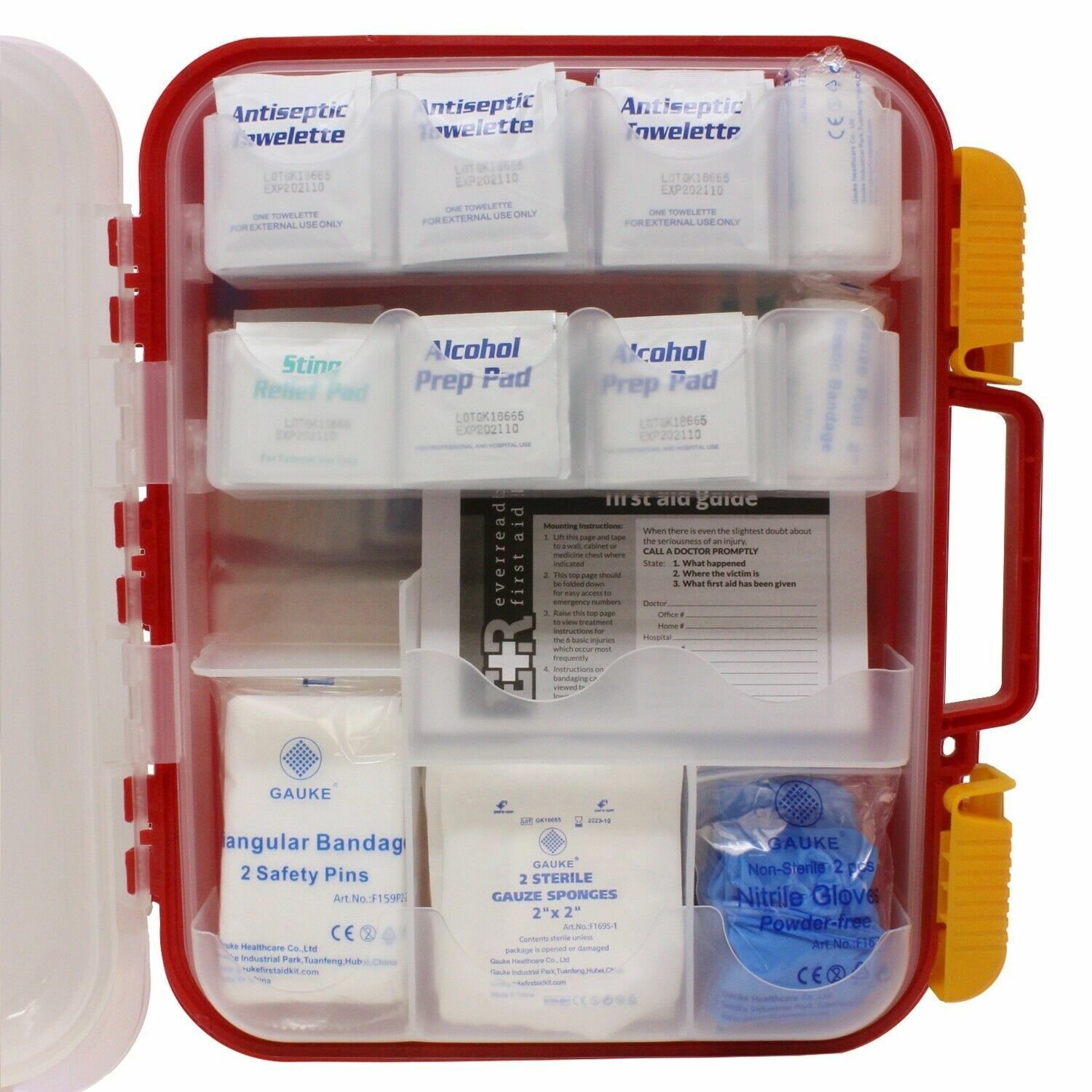 351 piece Emergency First Aid Kit Home Workplace Survival OSHA ANSI COMPLIANT