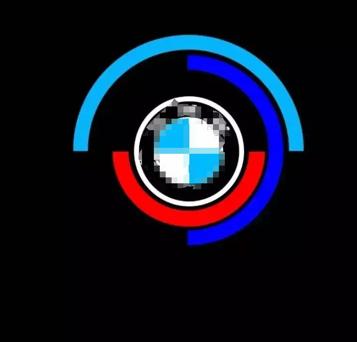 2pcs Car Door Projector Light 50th Anniversary For B-M-W E60 E63 E90 E92 E93