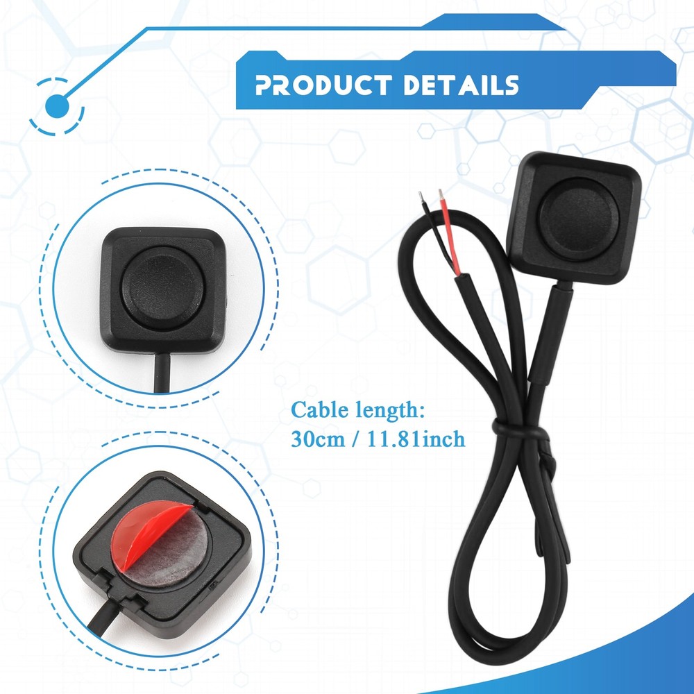 5-Piece Torque Switch, Momentary Push Button, ON/OFF Switch, 12V, 24 1452
