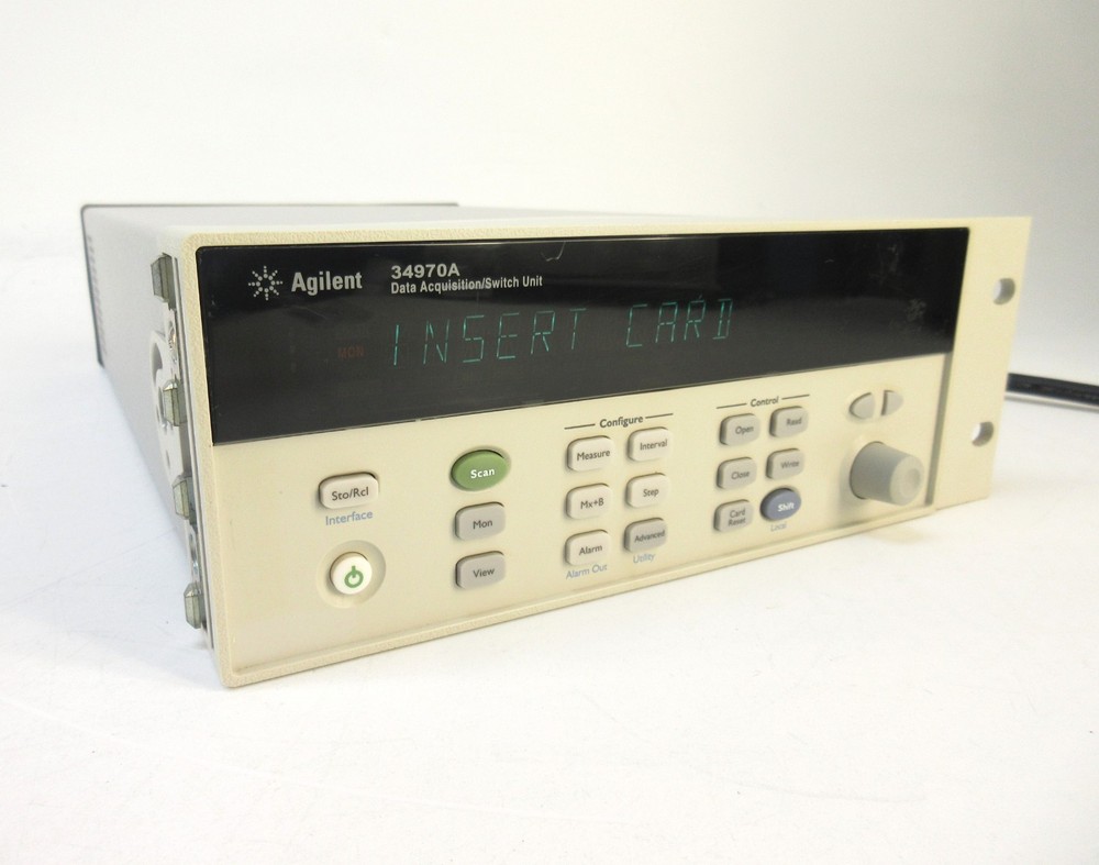 Agilent 34970A Data Acquisition / Data Logger Switch Unit w/ RS232 GPIB, DMM