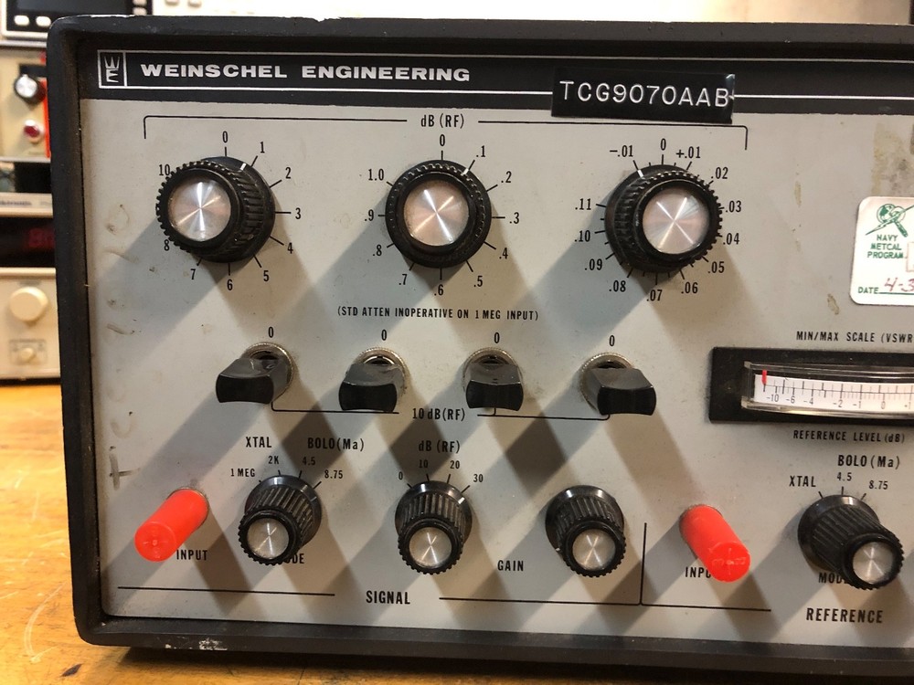 1A - Weinschel Engineering 1801A Stabilized RF Ratio Meter