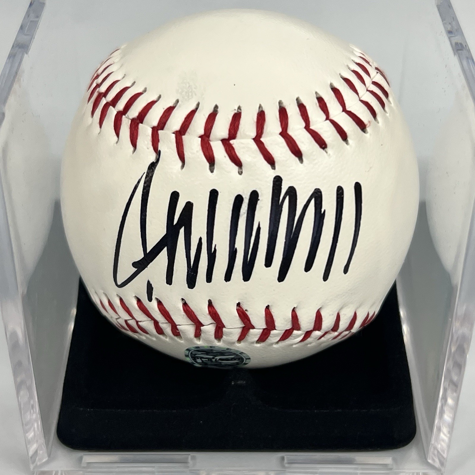 President Donald Trump Hand Signed Baseball Autographed COA Hologram