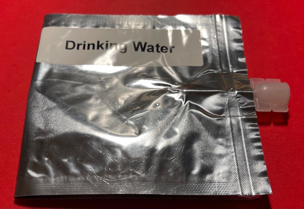 SPACE SHUTTLE ERA DRINKING WATER CONTAINER POUCH UNUSED FLOWN STATUS UNKNOWN