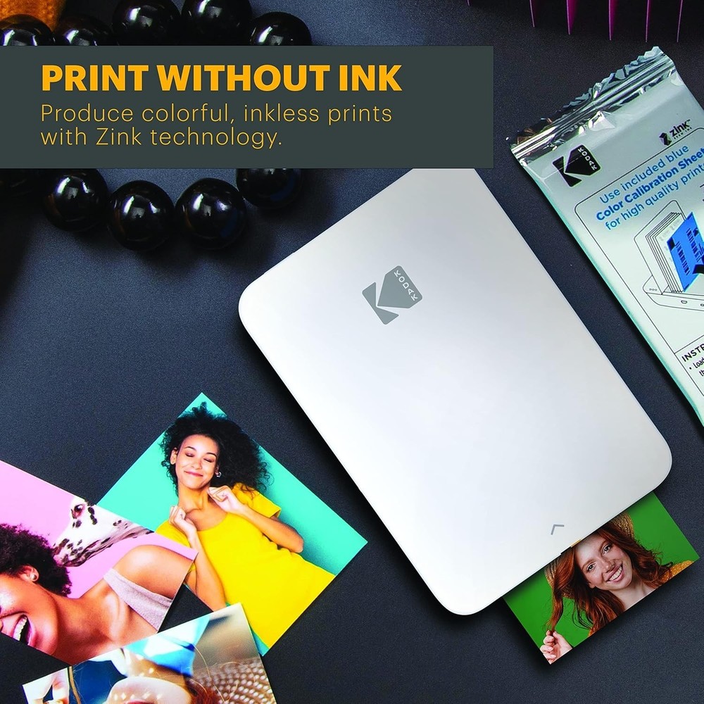Step Instant Smartphone Photo Printer - 75 Sheets Bundle - Portable Mini Colo...