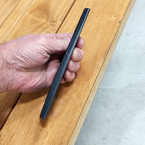Finger Pull - Flush Pull, Easy Mount Modern Smooth Sliding Door 7 Inch Black