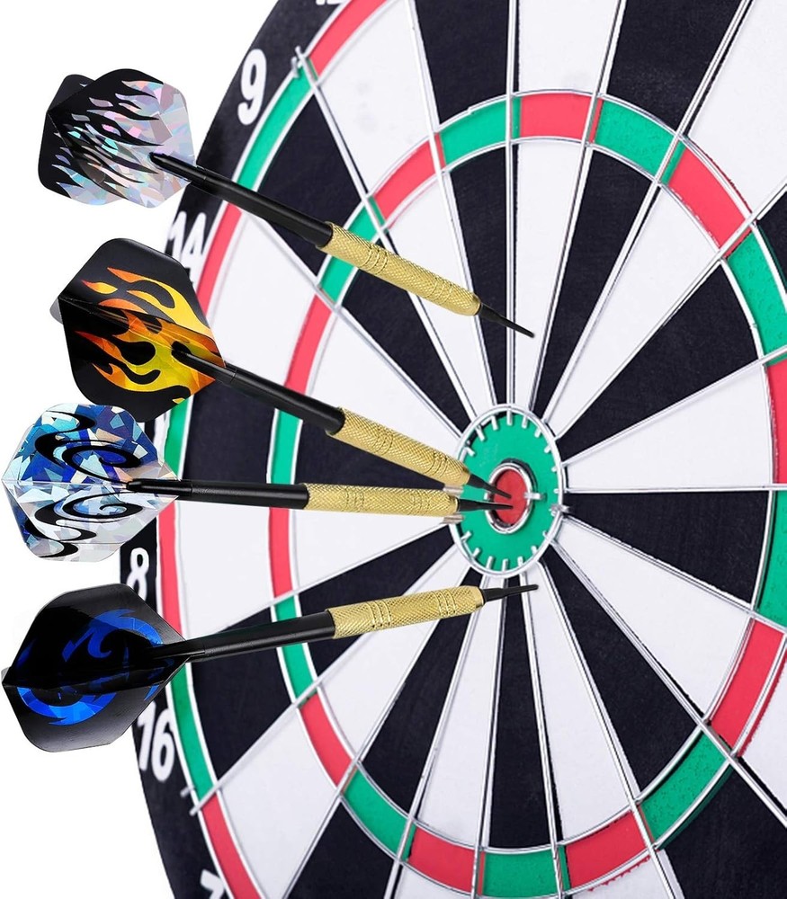 Soft Tip Darts Set 12 Pack Plastic Tips + 36 Replacement Points 14g