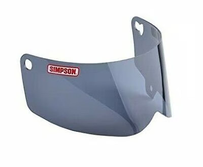 Simpson Motorcycle 89101MC Outlaw Bandit Helmet Shield - Smoke -XL/2XL - Each