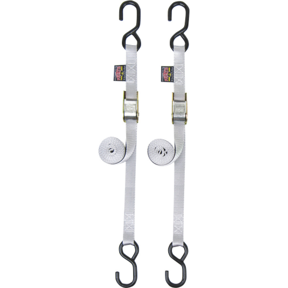 Powertye Mfg Cam Tie-Down - 1" - Silver | 22264