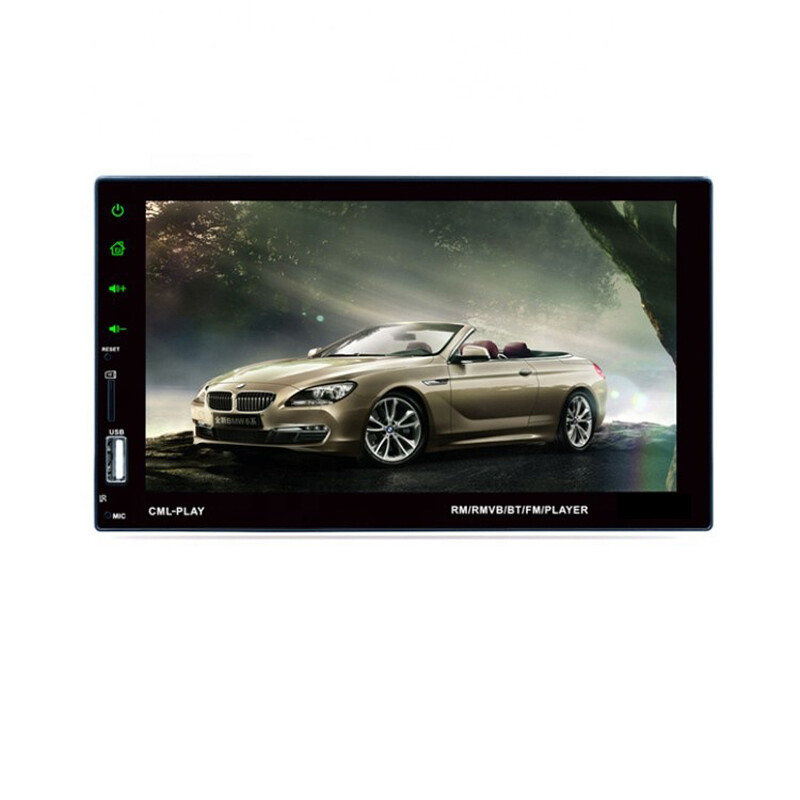 7" Double 2DIN MP5 Player Bluetooth Touch Screen Stereo FM Radio Mirror Link US