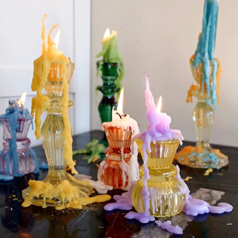 Candlestock Hippie Drippy Drip Candles - 22 Pack