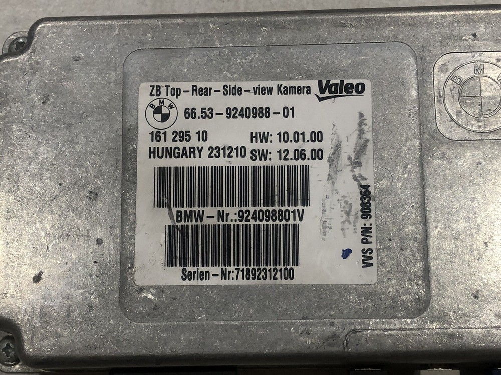 2011 BMW 535 REAR SIDE VIEW CAMERA CONTROL MODULE 9240988
