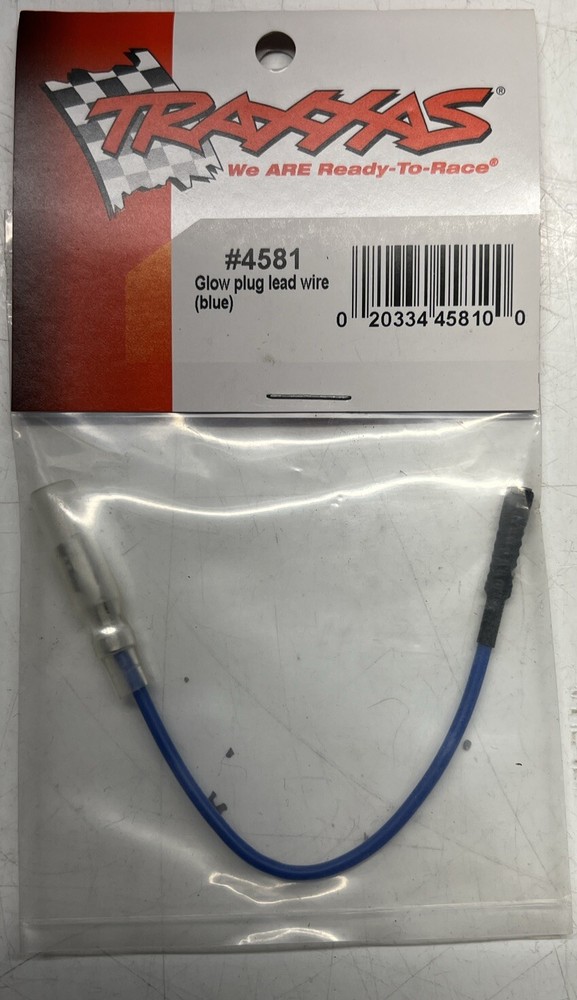 Traxxas 4581 Glow Plug Lead Wire,Blue •