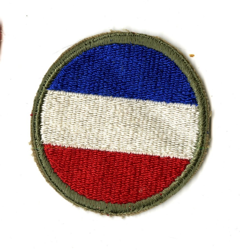 Army Ground Forces White Back Patch WWII Original