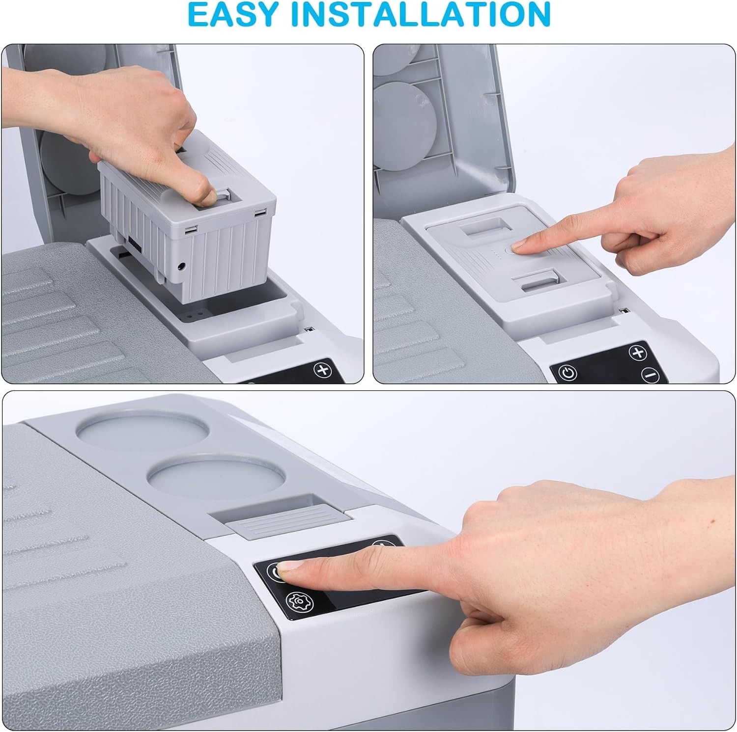 12V Car Fridge Battery 15600mAh – Long-Lasting Power for RV, Camping, Travel