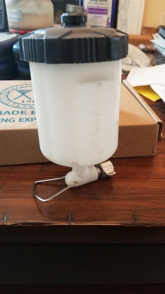 Side Mount Spray Gun Cup Sata Devilbiss Iwata Warwick