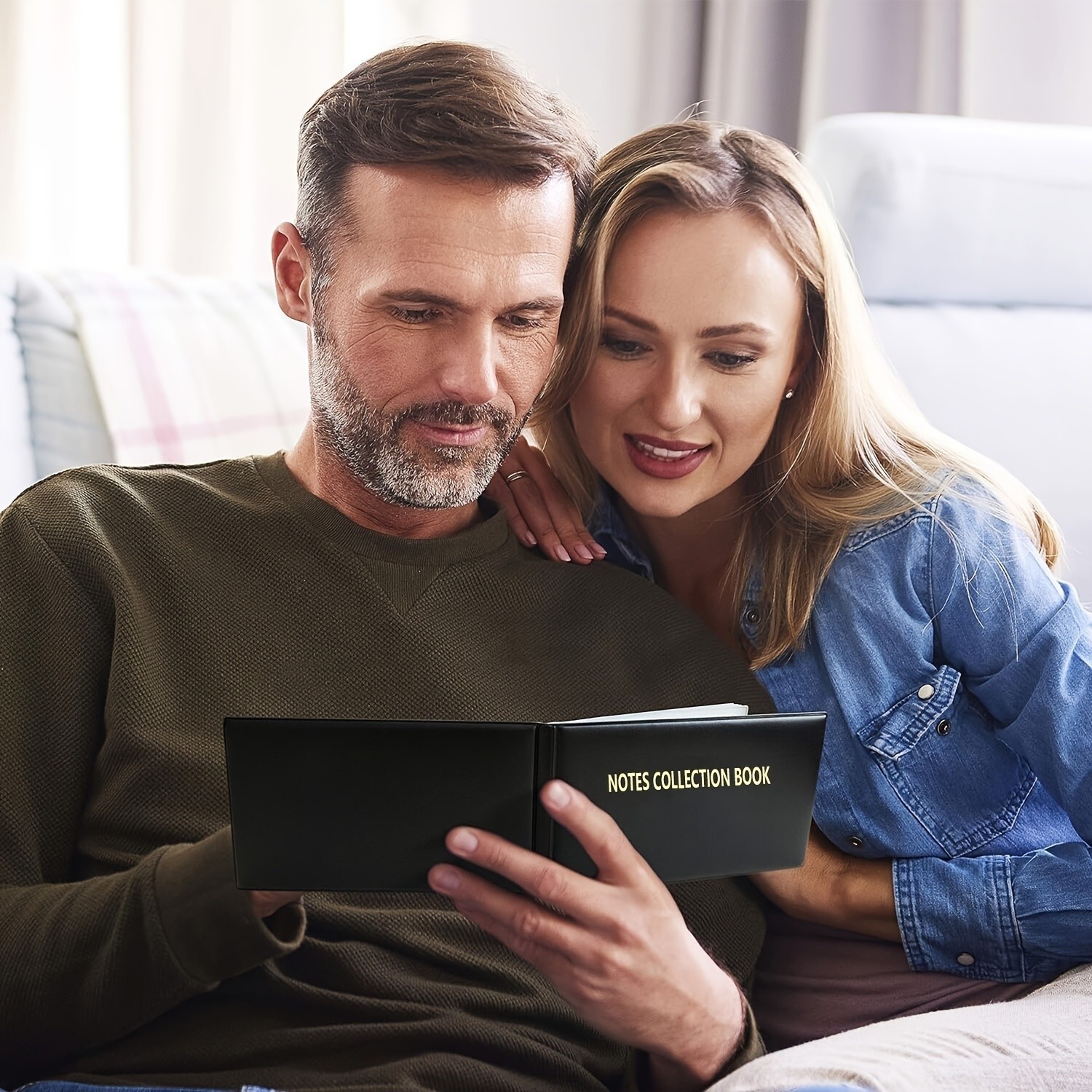 Premium Leather Banknote Collection Book 40 Pocket Currency Album Holder