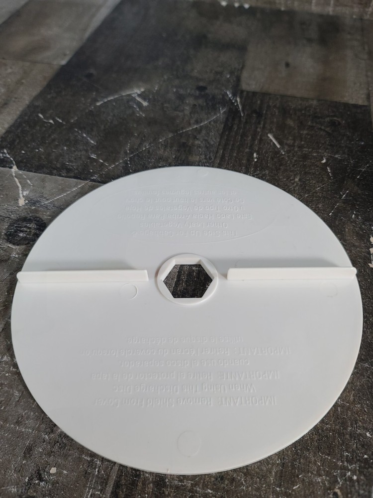 Black And Decker Quick N Easy Food Processor FP1445 Replacement Disc Plastic