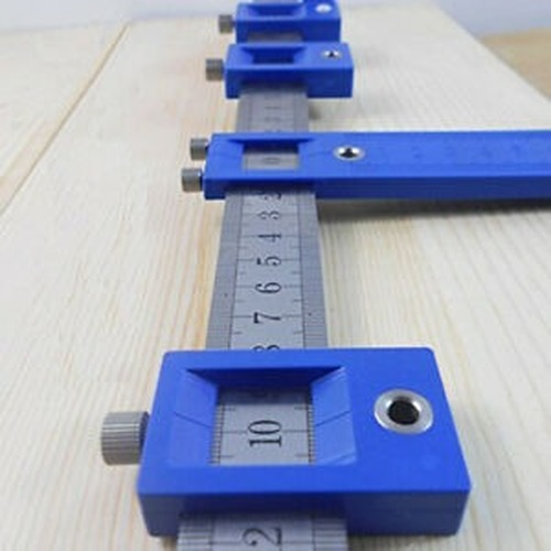 Punch Locator Drill Guide Sleeve Cabinet Hardware Jig Drawer Pull Wood Dowelling