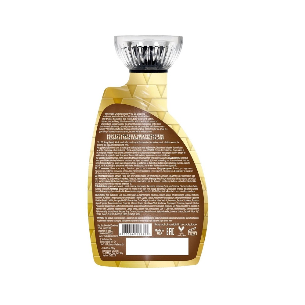Devoted Creations Fortune Bronzer Tanning Lotion 13.5 oz