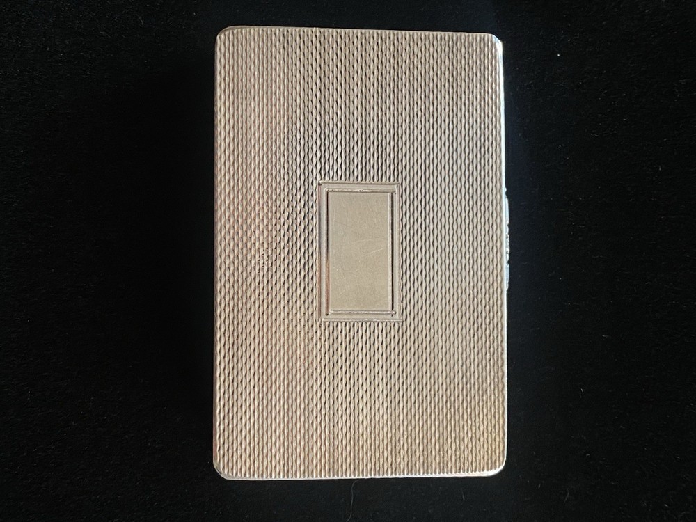 Rare Gallagher Sterling Silver Engine Turned Box by Peter John Doherty 2001