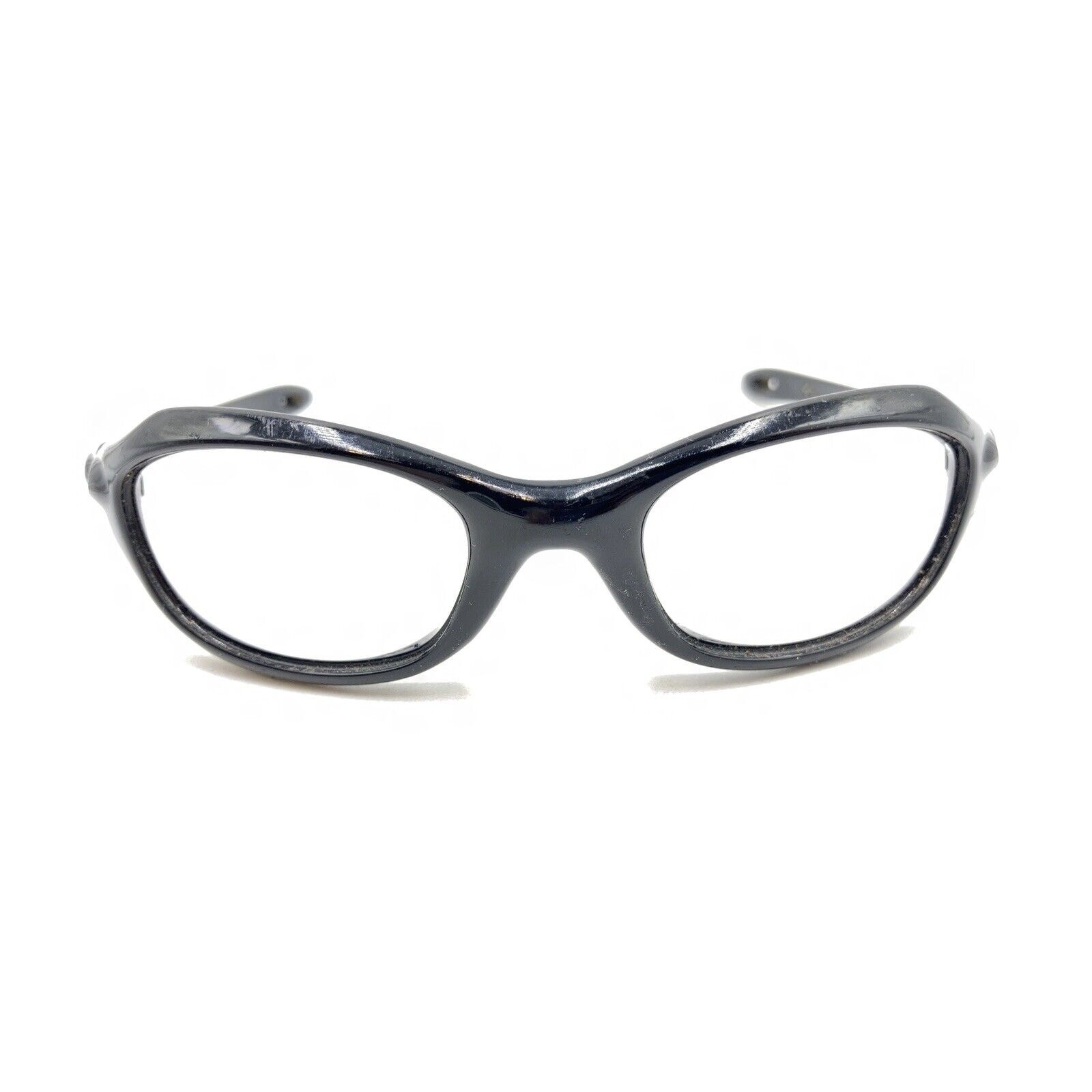 Oakley XS Five Shiny Black Oval Sunglasses Frames 125 USA Sports Kids Youth